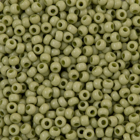 Czech Seed Bead 6/0 Solgel Celadon Opaque (03652)