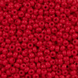 Czech Seed Bead 8/0 Opaque Red (93190)