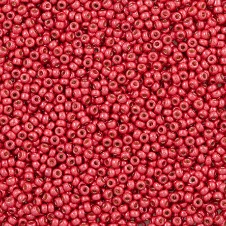 Miyuki Round Seed Bead 11/0 Duracoat Galvanized Light Cranberry (4211)