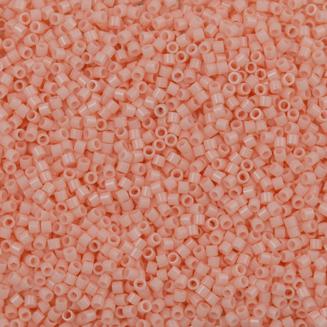 Miyuki Delica Seed Bead 15/0 Opaque Glazed Nectarine 5g DBS1493