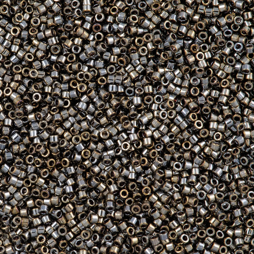 25g Miyuki Delica Seed Bead 11/0 Opaque Luster Bronze DB254