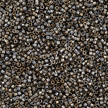 25g Miyuki Delica Seed Bead 11/0 Opaque Luster Bronze DB254