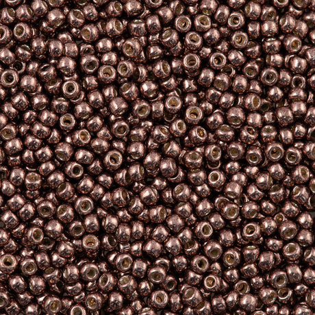 50g Toho Round Seed Bead 11/0 PermaFinish Galvanized Mauve (556PF)