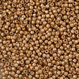 50g Toho Round Seed Bead 11/0 PermaFinish Galvanized Golden Fleece (592PF)