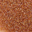 Miyuki Delica Seed Bead 11/0 Transparent Dark Topaz AB DB1241