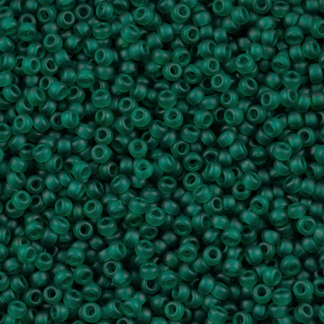 Miyuki Round Seed Bead 11/0 Matte Dark Green (147F)