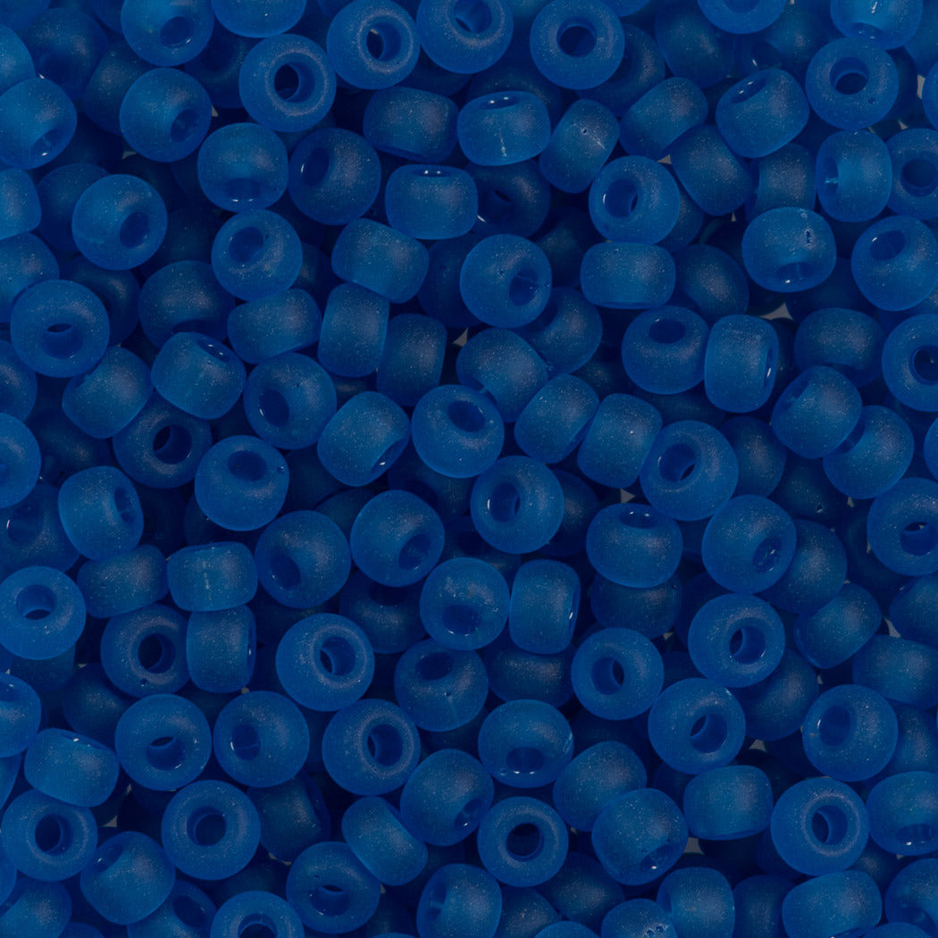 50g Miyuki Round Seed Bead 11/0 Matte Capri Blue (149F)