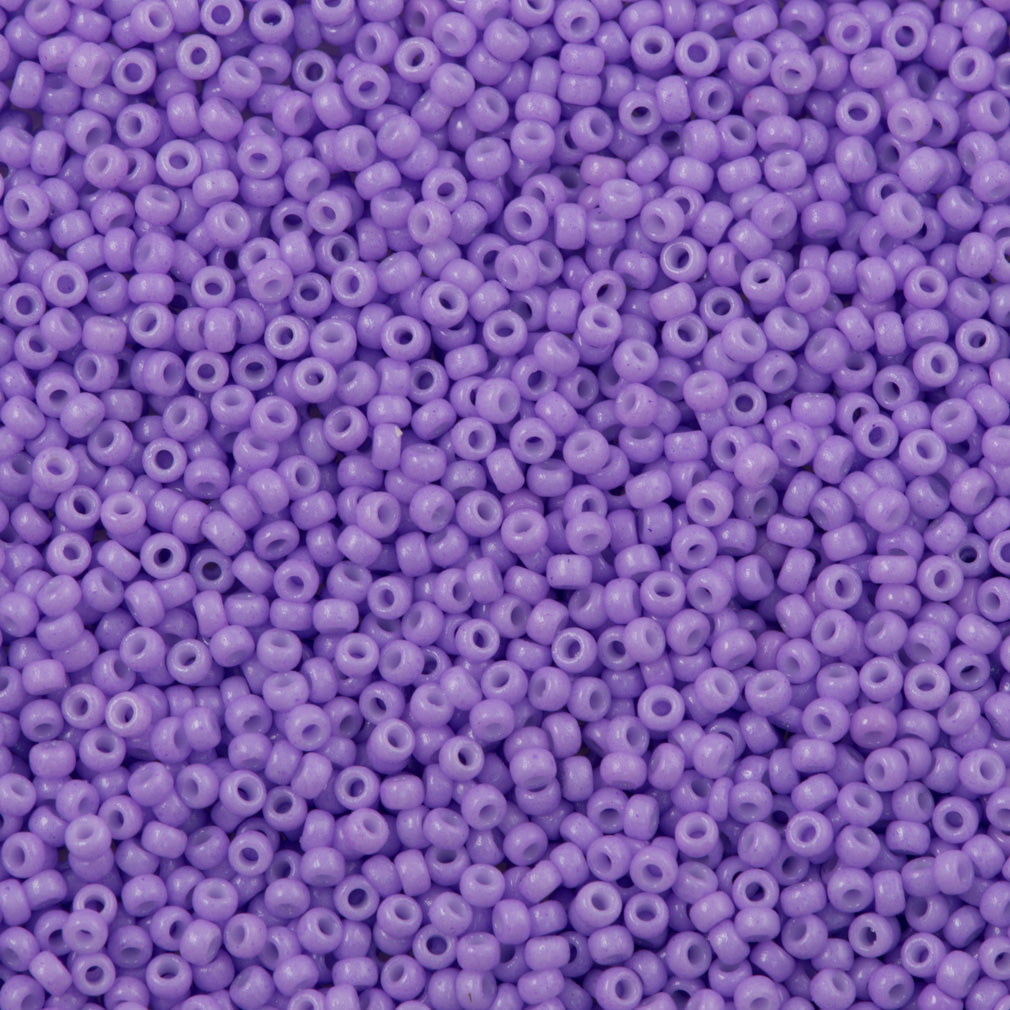 Miyuki Round Seed Bead 11/0 Duracoat Dyed Opaque Columbine 22g Tube (4488)