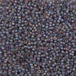 50g Miyuki Round Seed Bead 11/0 Aqua Lined Amethyst AB (360)