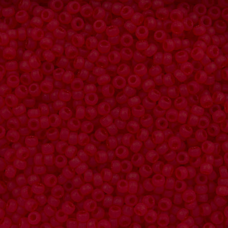 Miyuki Round Seed Bead 8/0 Matte Ruby (141F)