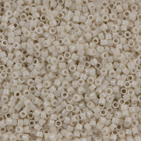 Miyuki Delica Seed Bead 10/0 Opaque Alabaster Glazed Luster DBM211