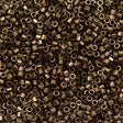 Miyuki Hex Cut Delica Seed Bead 10/0 Metallic Bronze 2-inch Tube DBMC22