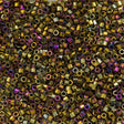 Miyuki Hex Cut Delica Seed Bead 10/0 Metallic Medium Bronze Iris 2-inch Tube DBMC29