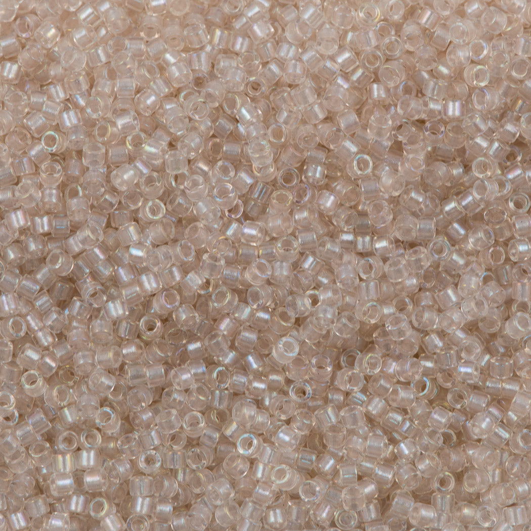 Miyuki Delica Seed Bead 11/0 Pearl Blush 2-inch Tube DB1674