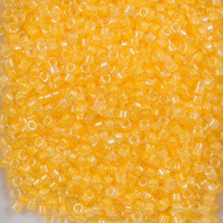 25g Miyuki Delica Seed Bead 11/0 Luminous Sun Glow DB2032