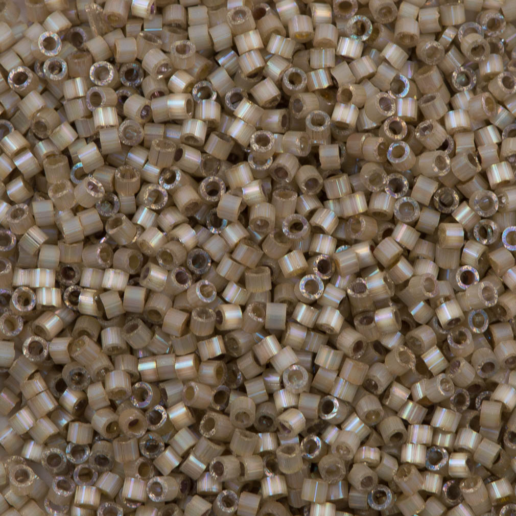 25g Miyuki Delica Seed Bead 11/0 Leopard Skin AB DB680