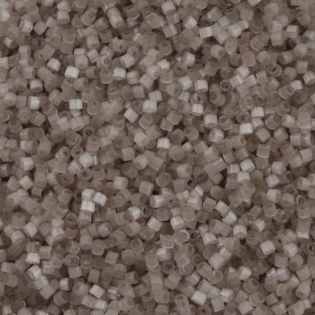 Miyuki Delica Seed Bead 11/0 Dark Taupe Satin 2-inch Tube DB827