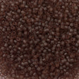 25g Miyuki Delica seed bead 11/0 Transparent Dyed Mauve Grey DB772