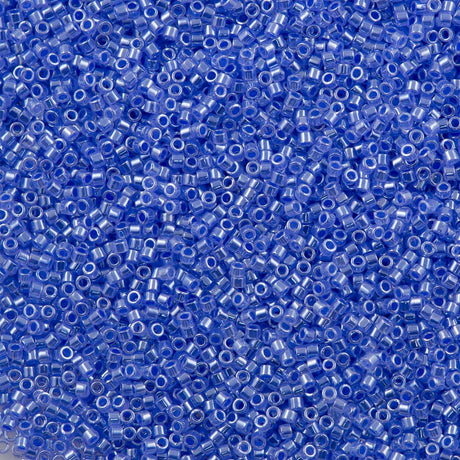 Miyuki Delica Seed Bead 11/0 Ceylon Inside Dyed Color Periwinkle 2-inch Tube DB240