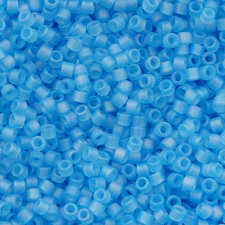 Miyuki Delica Seed Bead 11/0 Matte Transparent Aqua AB DB861