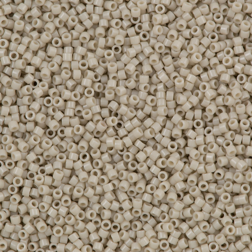 Miyuki Delica Seed Bead 11/0 Opaque Newsprint 2-inch Tube DB261