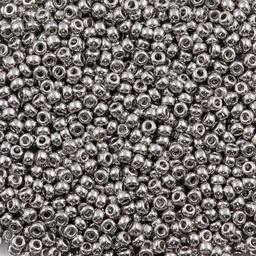 Miyuki Round Seed Bead 11/0 Palladium Plated (194)