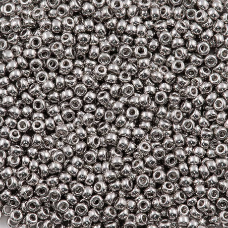 Miyuki Round Seed Bead 11/0 Palladium Plated (194)