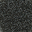 Czech Seed Bead 11/0 Silver Lined Black Diamond (47010)