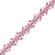 21 Preciosa Crystal 6mm Bicone Bead Pink Sapphire (70220)