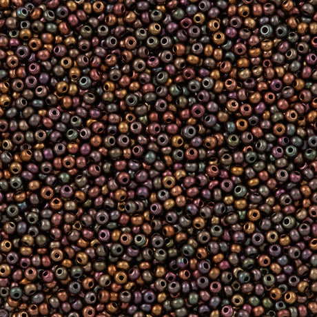 Czech Seed Bead 8/0 Dark Bronze (01640)