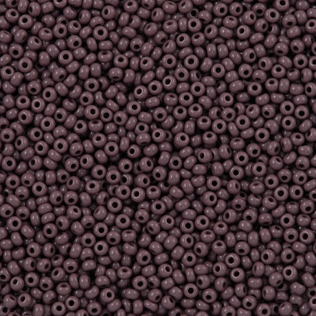 Czech Seed Bead 8/0 Opaque Purple (23040)