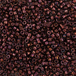 Miyuki Delica Seed Bead 11/0 Metallic Dark Raspberry 2-inch Tube DB12