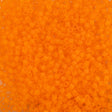 25g Miyuki Delica Seed Bead 11/0 Matte Transparent Orange DB744