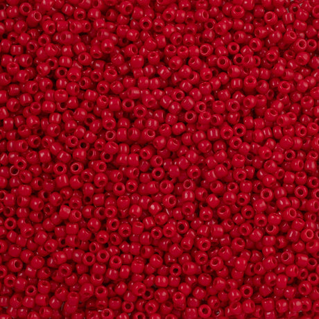 Toho Round Seed Beads 6/0 Opaque Red (45)