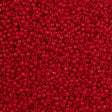 50g Toho Round Seed Bead 8/0 Opaque Red (45)