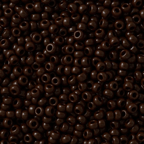 Toho Round Seed Bead 11/0 Opaque Brown (46)