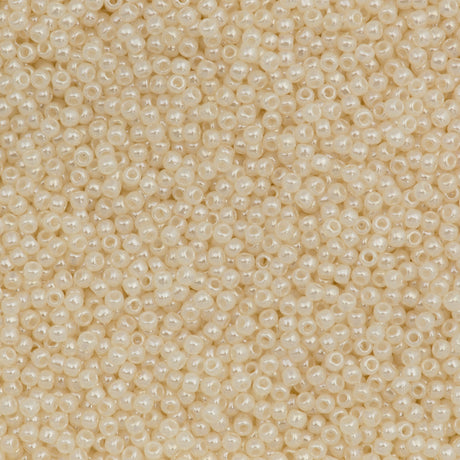 Toho Round Seed Bead 15/0 Transparent Ceylon Cream (147)