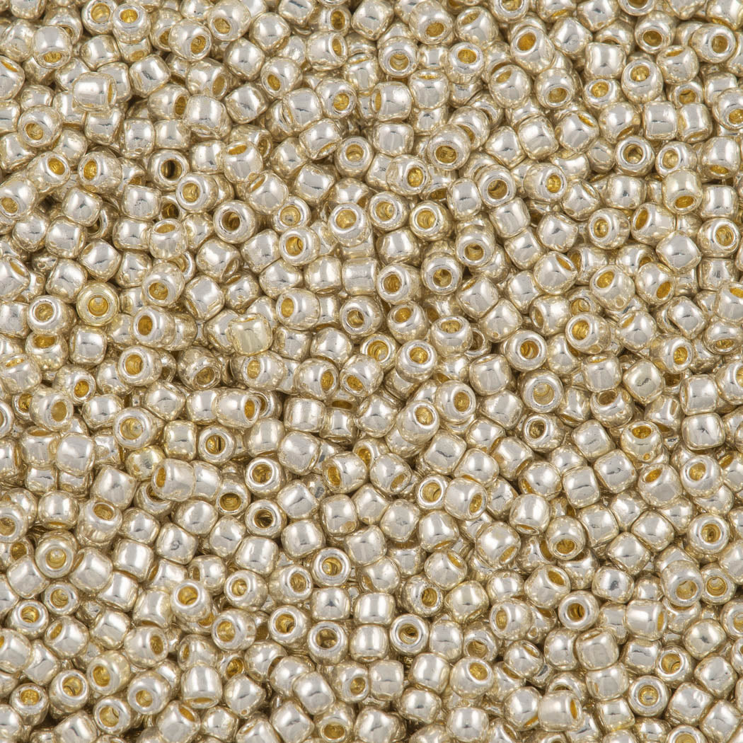 Rocaille Seed Beads, 1,7 mm, 15/0 , 0,5-0,8 mm, Brass, 25 G, 1