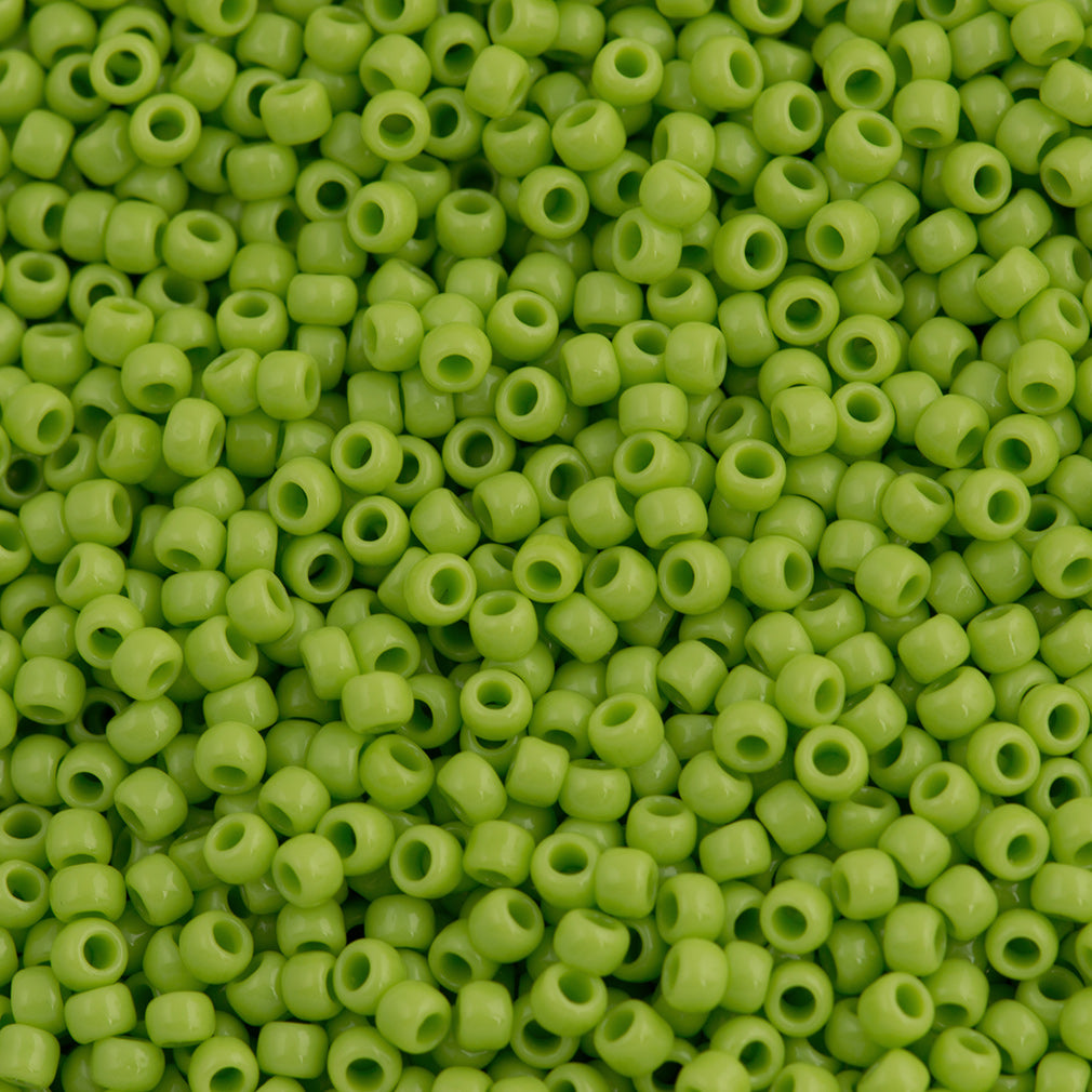 Toho Round Seed Bead 15/0 Opaque  Lime (44)