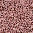 50g Toho Round Seed Bead 8/0 PF Matte Galvanized Peach Coral (552PFF)