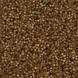 25g Miyuki Delica Seed Bead 11/0 Transparent Gold Luster Light Brown DB102