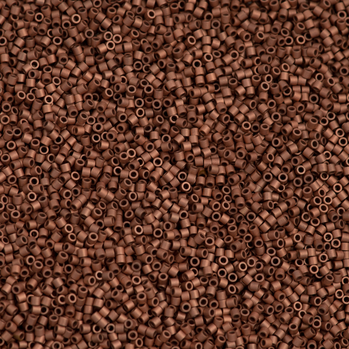 Miyuki Delica Seed Bead 11/0 Matte Copper Plated 2-inch Tube DB340