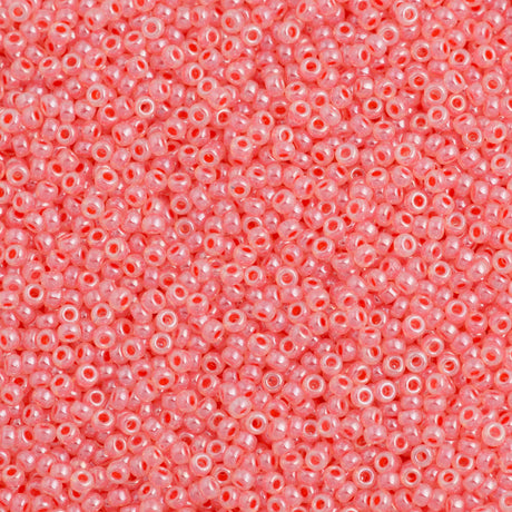 50g Miyuki Round Seed Bead 11/0 Salmon Ceylon (535L)