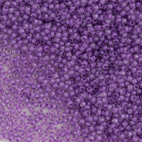 Toho Round Seed Bead 11/0 Inside Color Lined Wisteria 2.5-inch Tube (935)