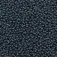 50g Czech Seed Bead 10/0 Gunmetal (49102)