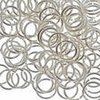 100pc Jump Ring 10mm Silver Plated I.D. 8mm