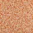 Miyuki Delica Seed Bead 8/0 Opaque Peach and Cream Glazed Luster 6.7g Tube DBL1532