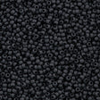 Toho Round Seed Bead 6/0 Opaque Matte Gun Metal 5.5-inch tube (611)