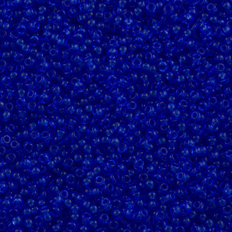 50g Toho Round Seed Beads 6/0 Transparent Sapphire (942)