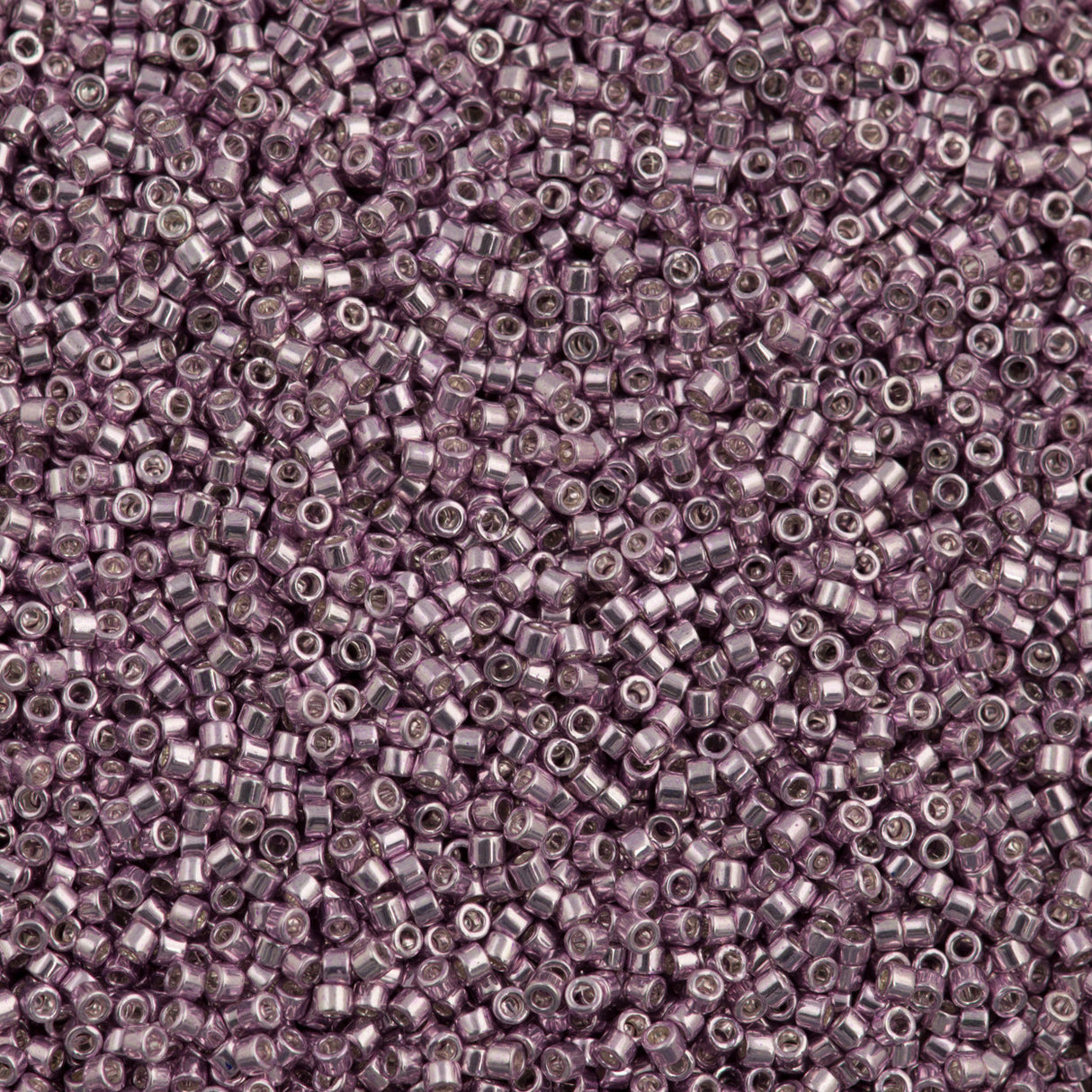 25g Miyuki Delica Seed Bead 11/0 Galvanized Light Rose DB419